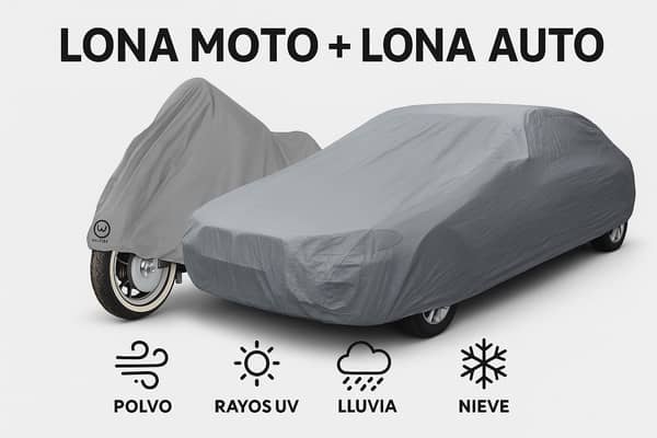 Lona moto + lona auto